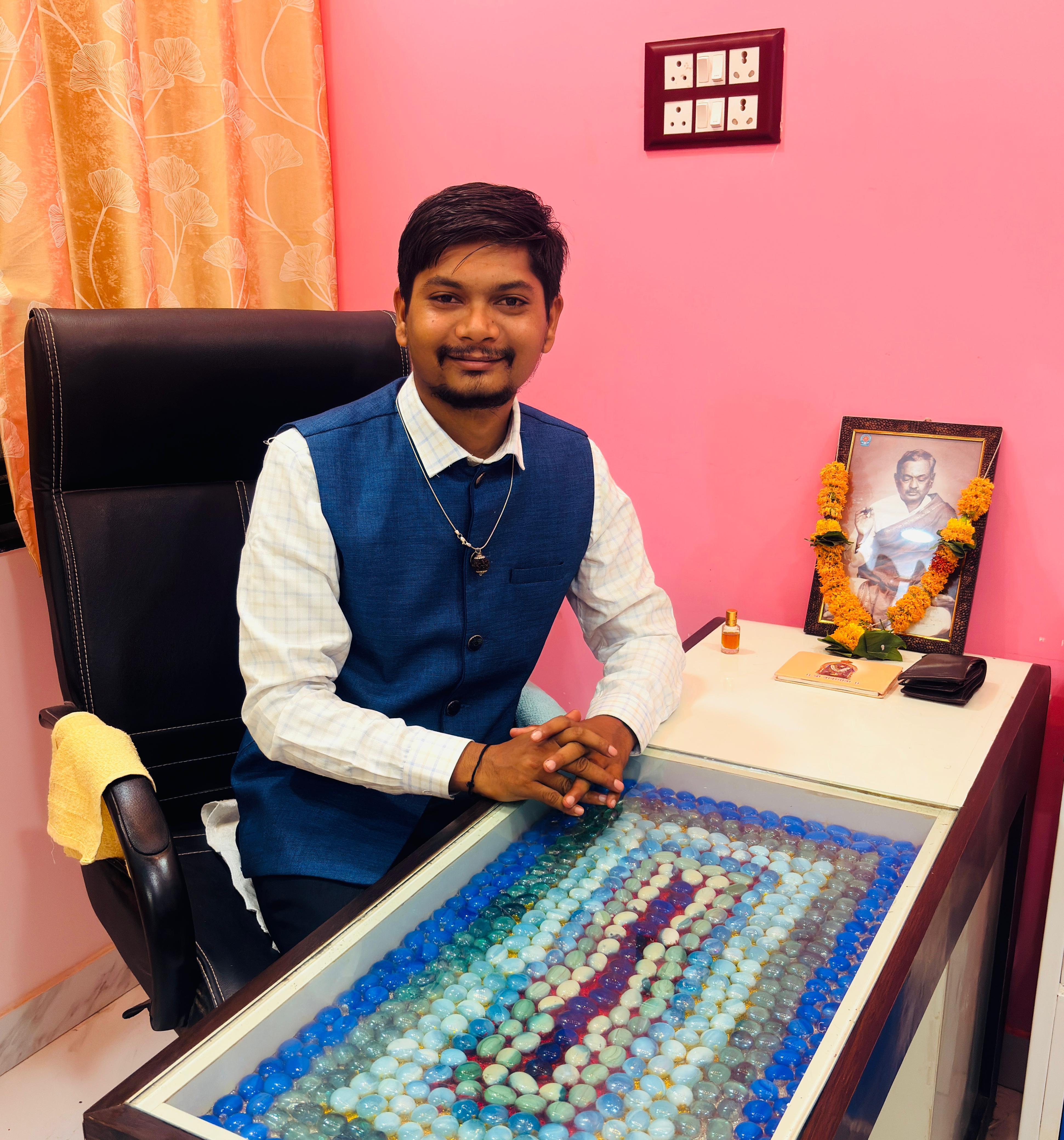 Dr. Swapnil Sayankar at clinic desk